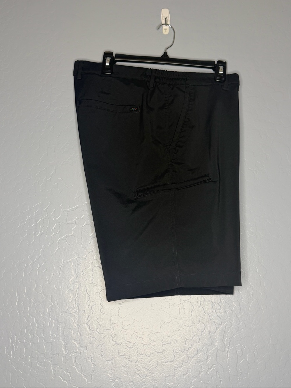 Greg Norman Collection Black Men’s Flat Front Shorts